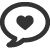 Comment heart icon