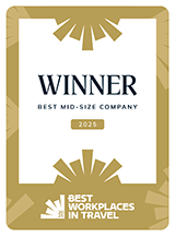 Best Workplace in Travel Mid-Size Company Winner 2025