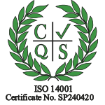 CQS ISO 14001 logo